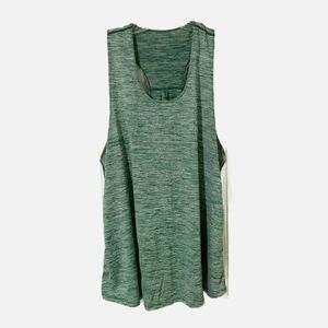 Green Sleeveless Athletic Tank